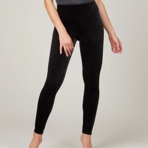Spanx Ready To Wow! Velvet Leggings in Black